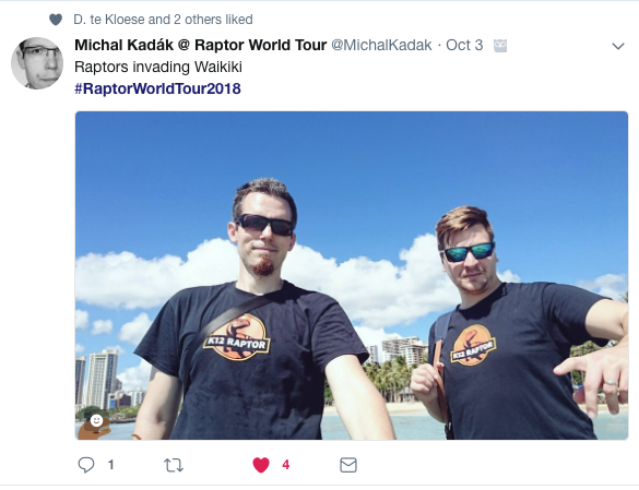 Kentico Raptor World Tour tweets Kentico Raptor World Tour tweets